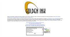 Desktop Screenshot of goldenink.com