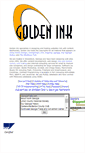 Mobile Screenshot of goldenink.com